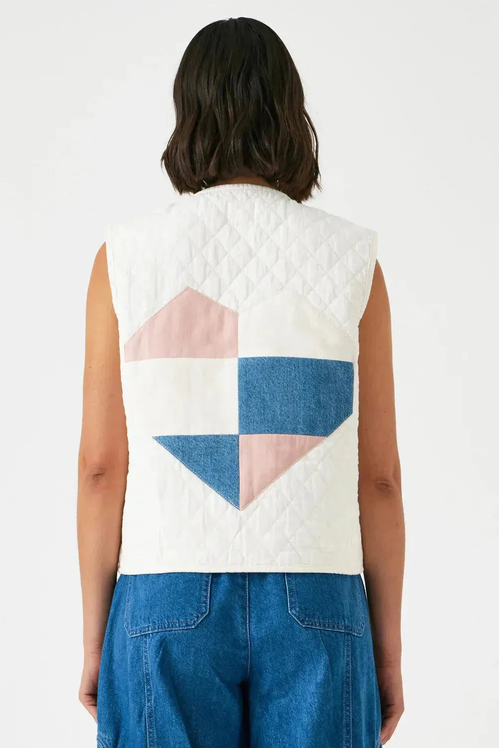 Aria Vest in Ecru - 25 Bell Street