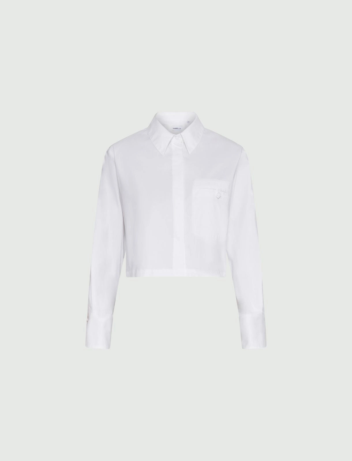 Cropped shirt - White - 25 Bell Street
