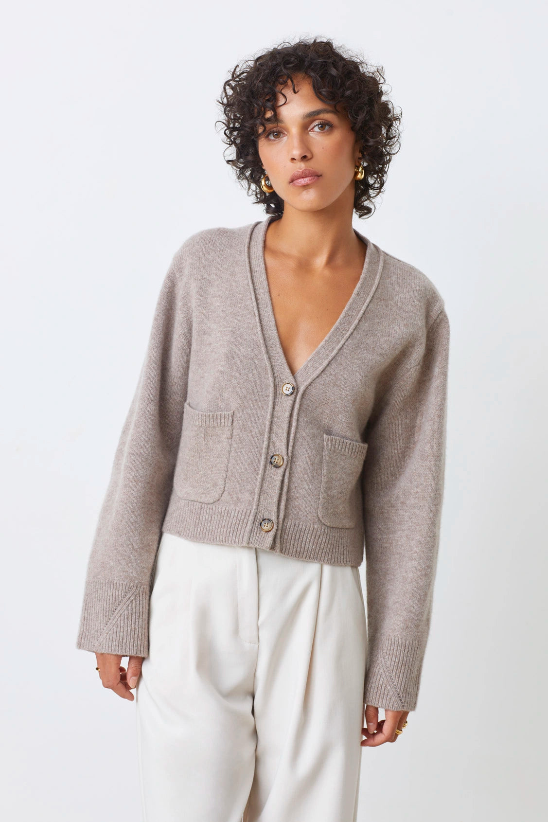 Galiega Wool cardigan with buttons
