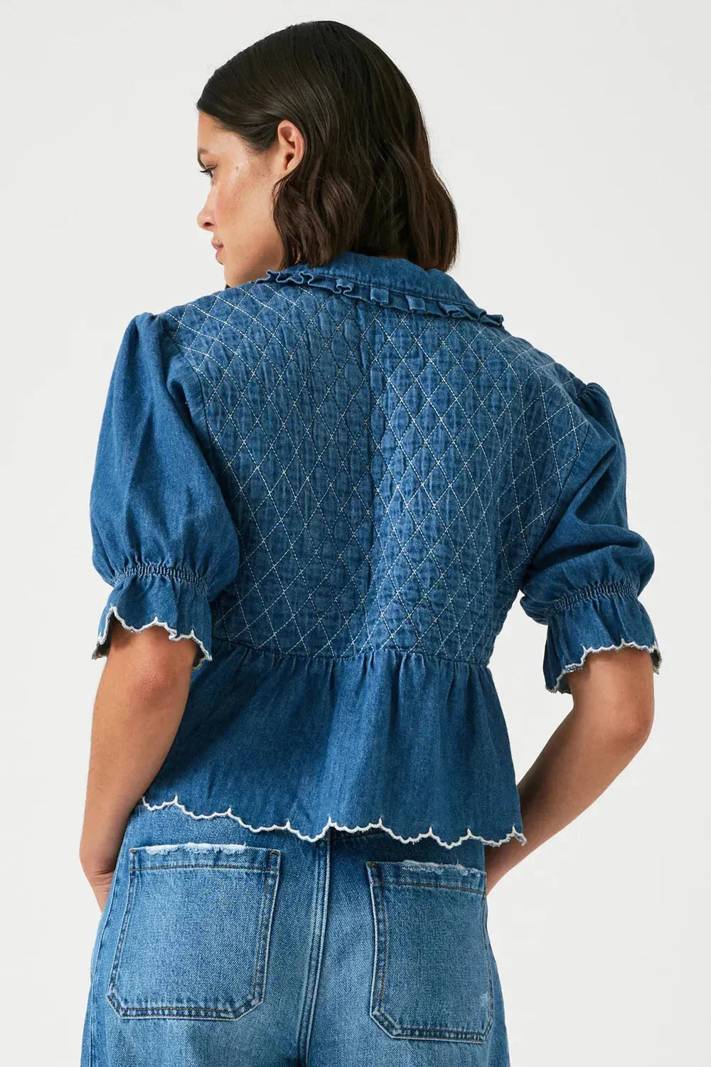 Heidi Blouse in Mid Vintage - 25 Bell Street