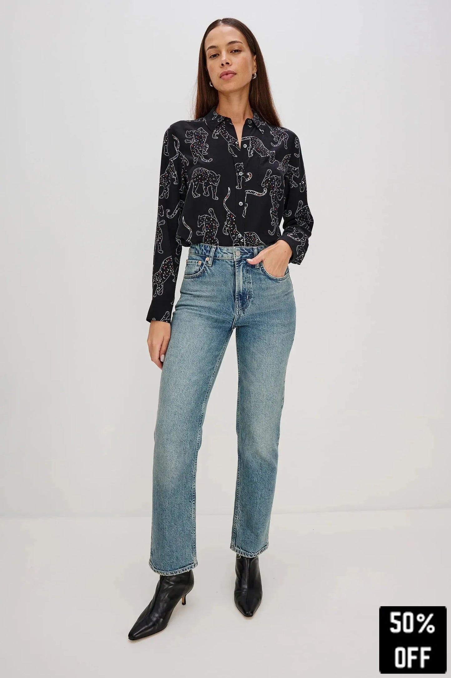 Kate shirt Black Jaguars - 25 Bell Street