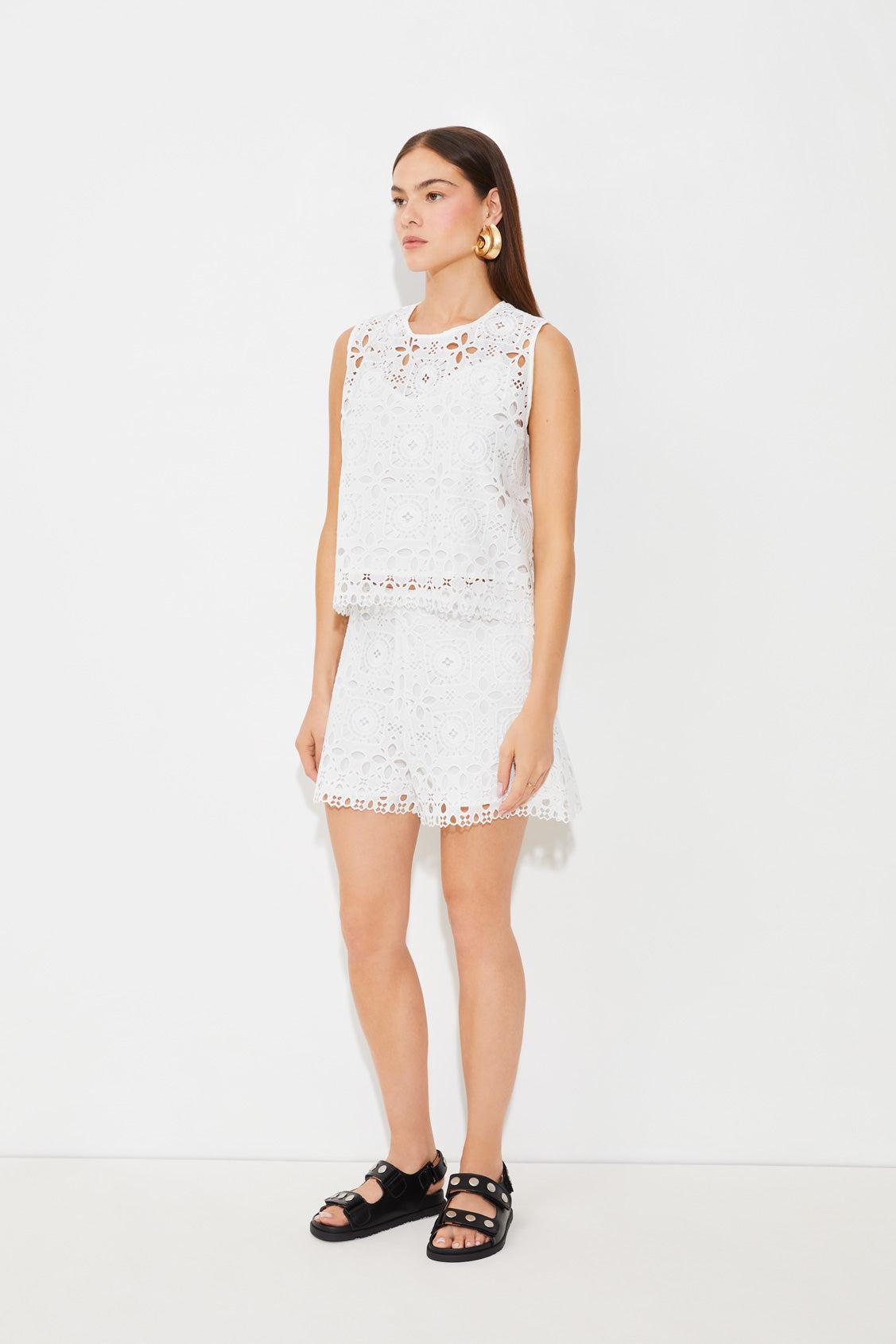 Lisa Sleeveless Guipure Blouse - 25 Bell Street