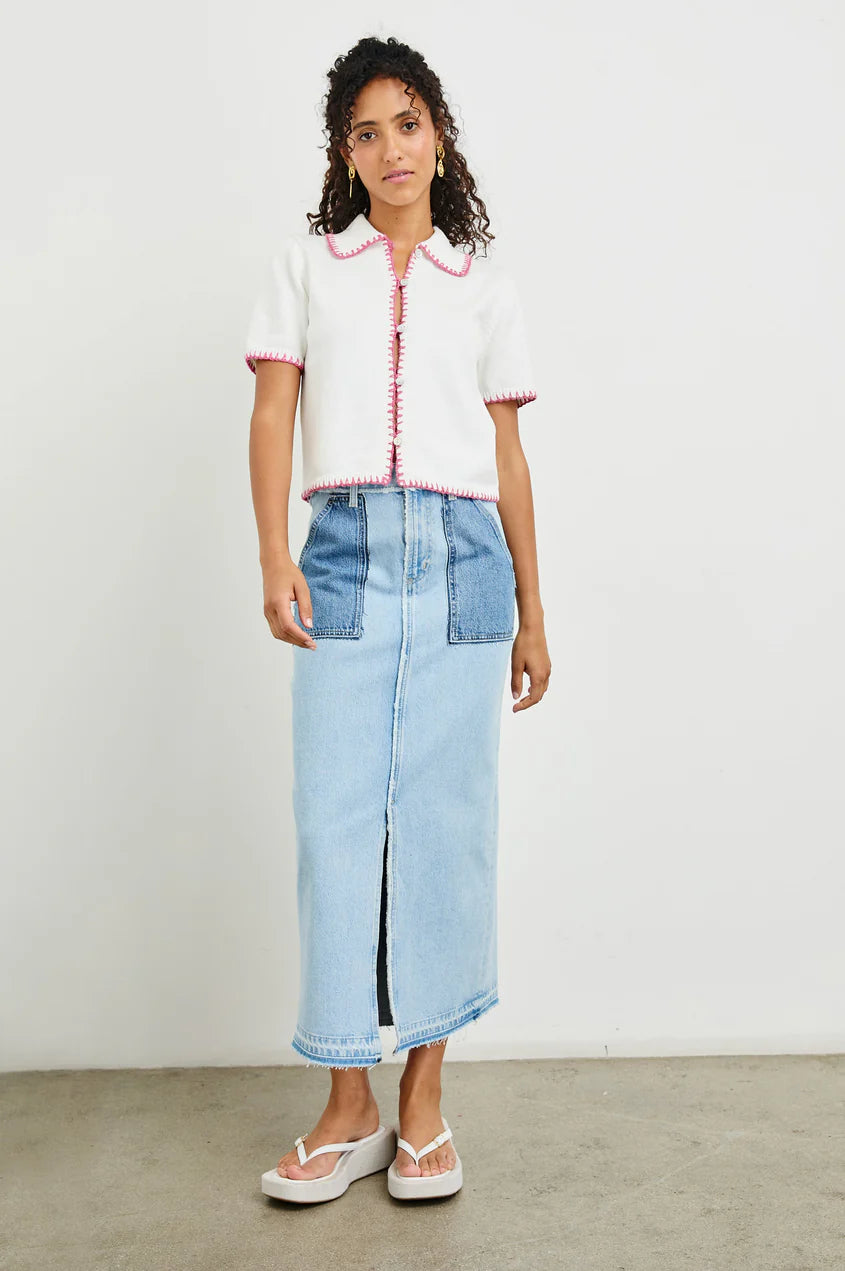 Maliah Top - Ivory Hibiscus - 25 Bell Street
