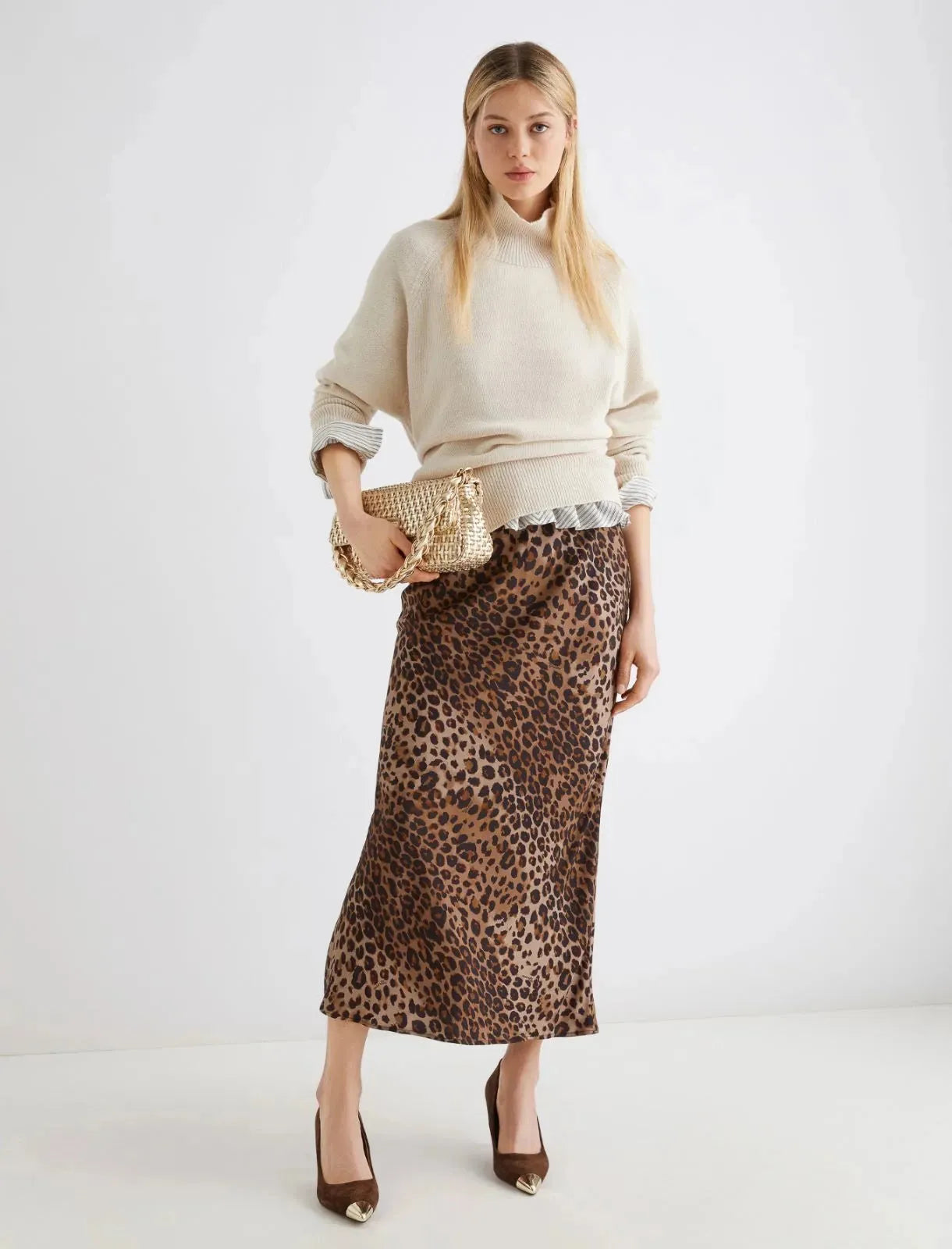 Albany long drawstring skirt - NATURAL - 25 Bell Street