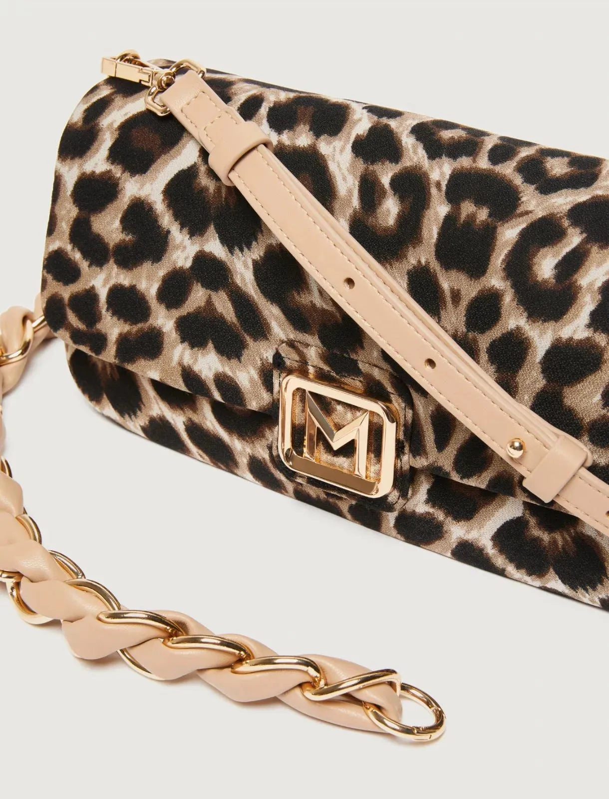 Spotted fabric padded bag - BEIGE SHADED - 25 Bell Street