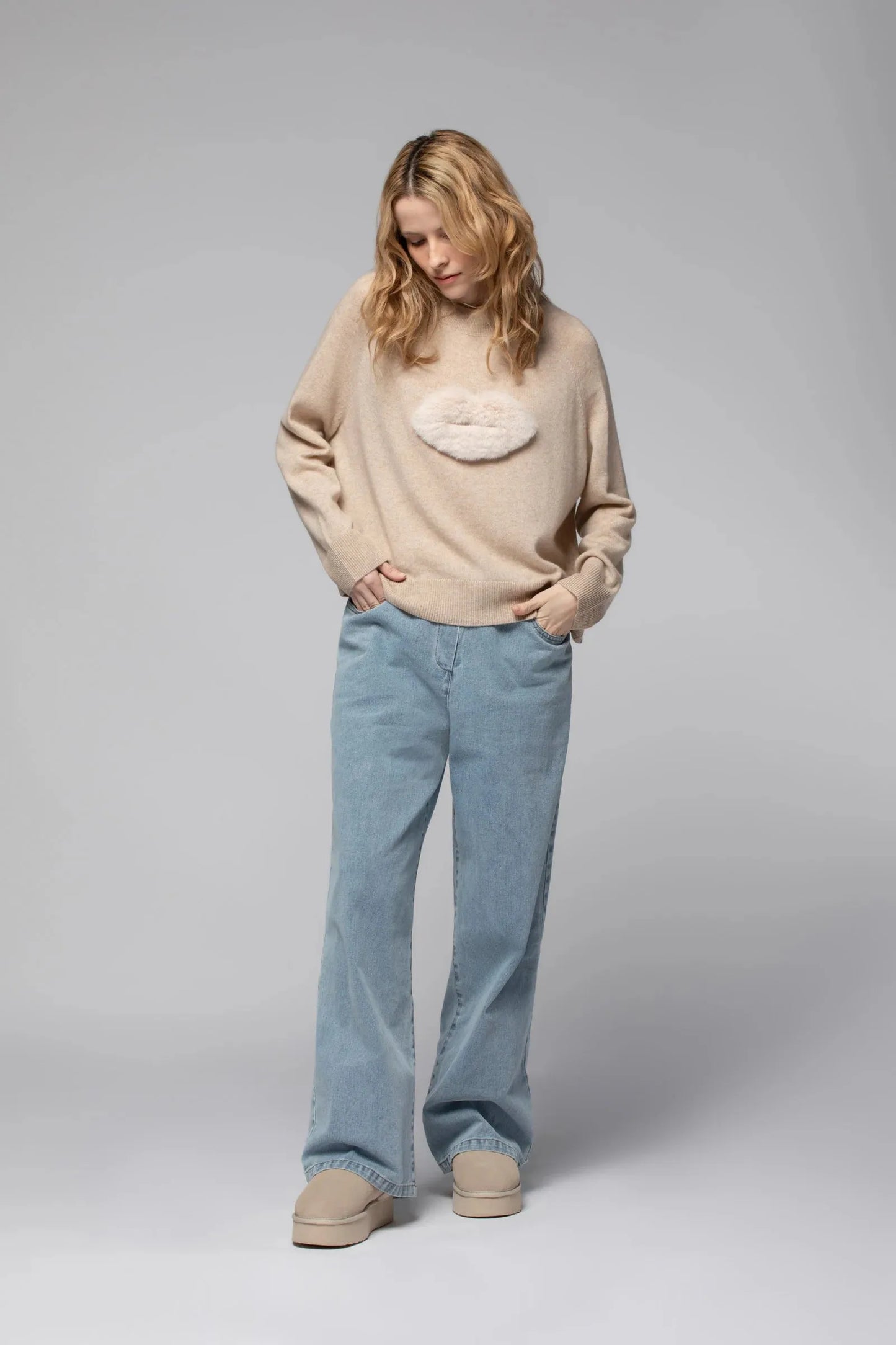 Pisous Sweater - Latte - 25 Bell Street