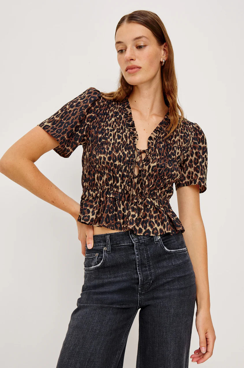 Portia top Brown Nala - 25 Bell Street