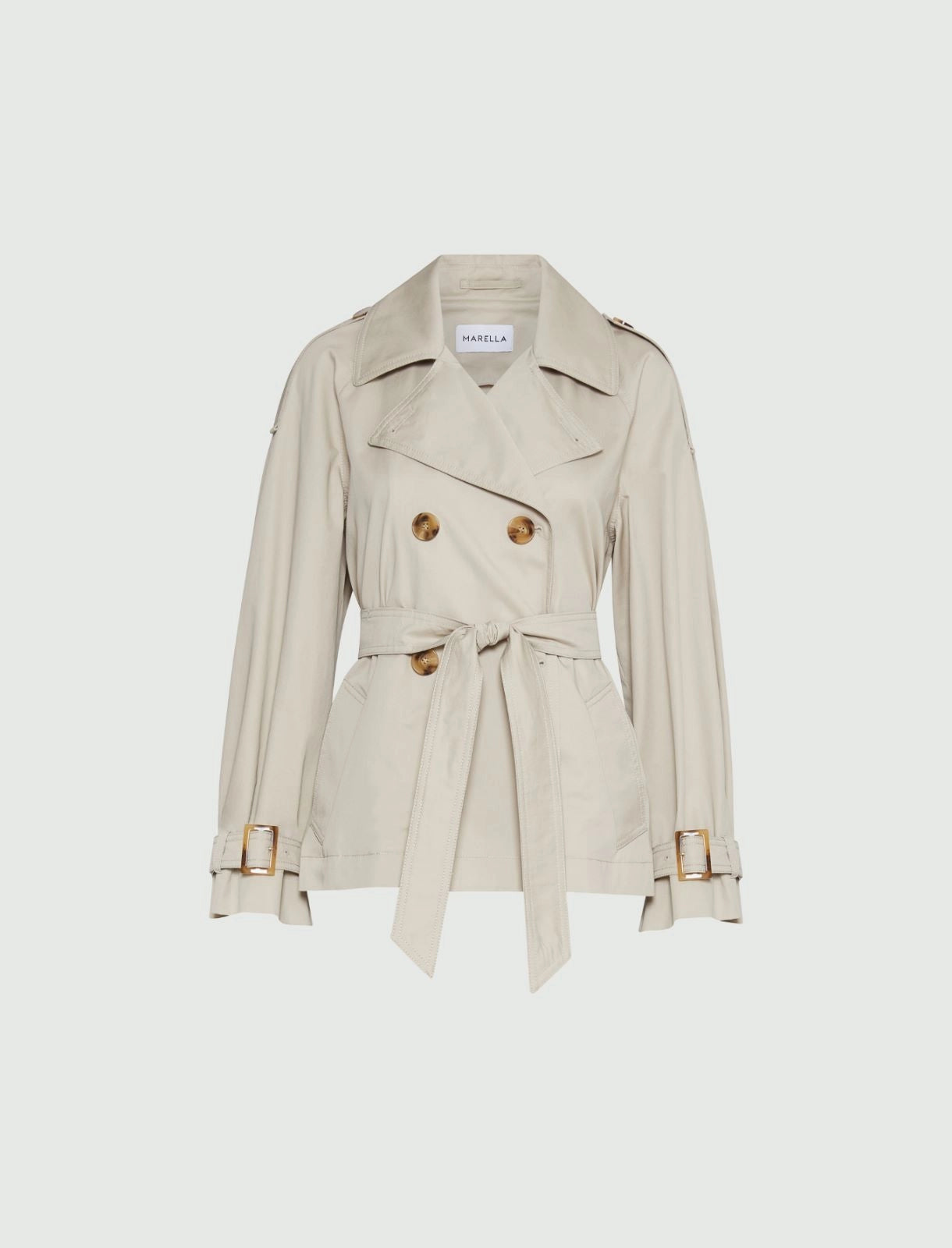 Short trench coat - Sand - 25 Bell Street