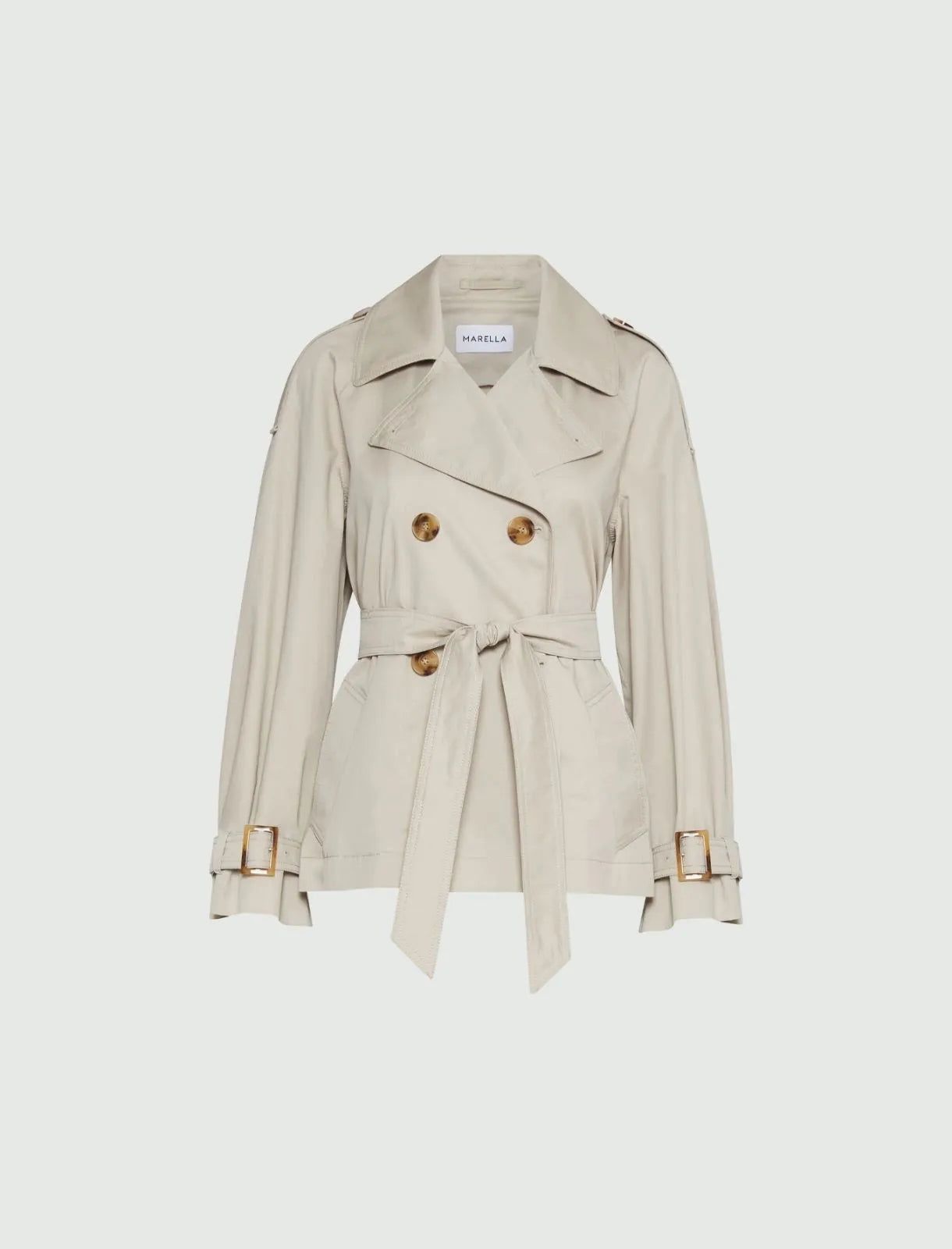 Short trench coat - Sand - 25 Bell Street
