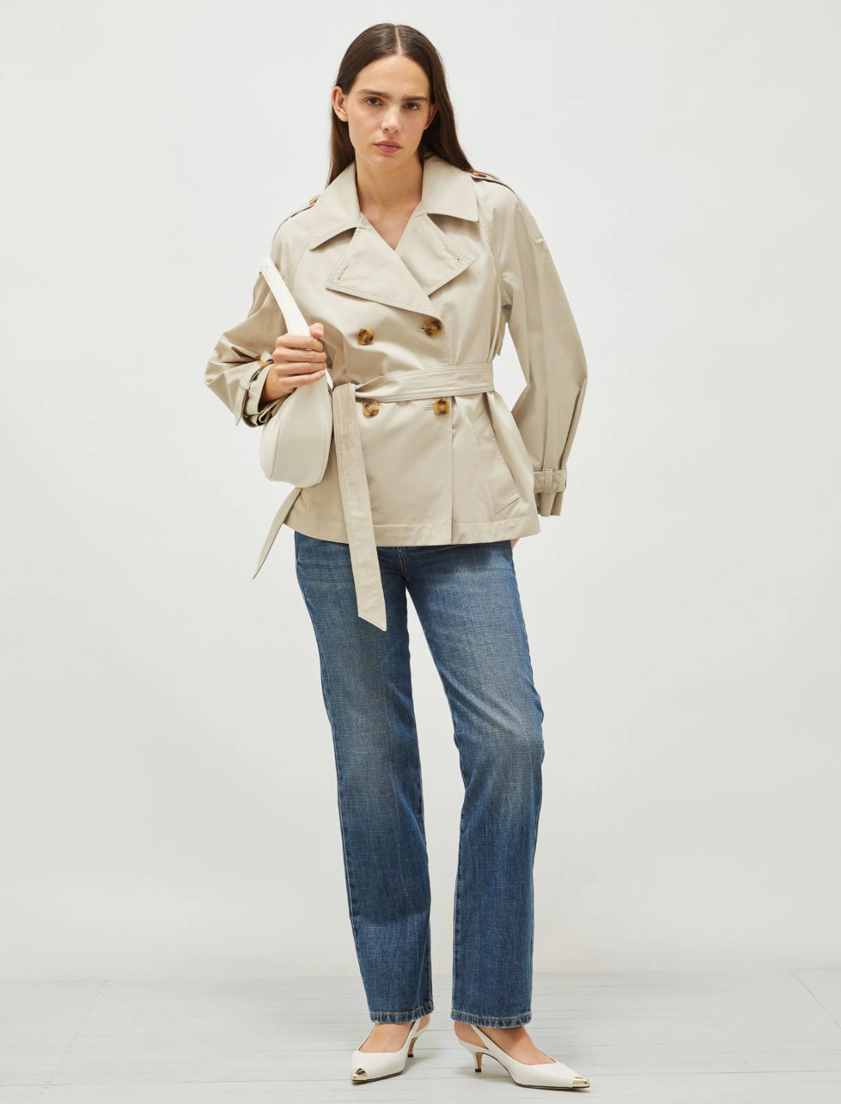 Short trench coat - Sand - 25 Bell Street