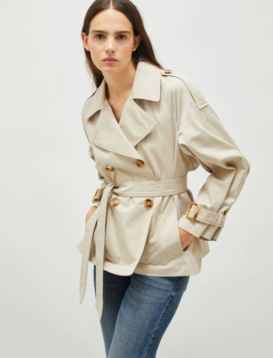 Short trench coat - Sand - 25 Bell Street