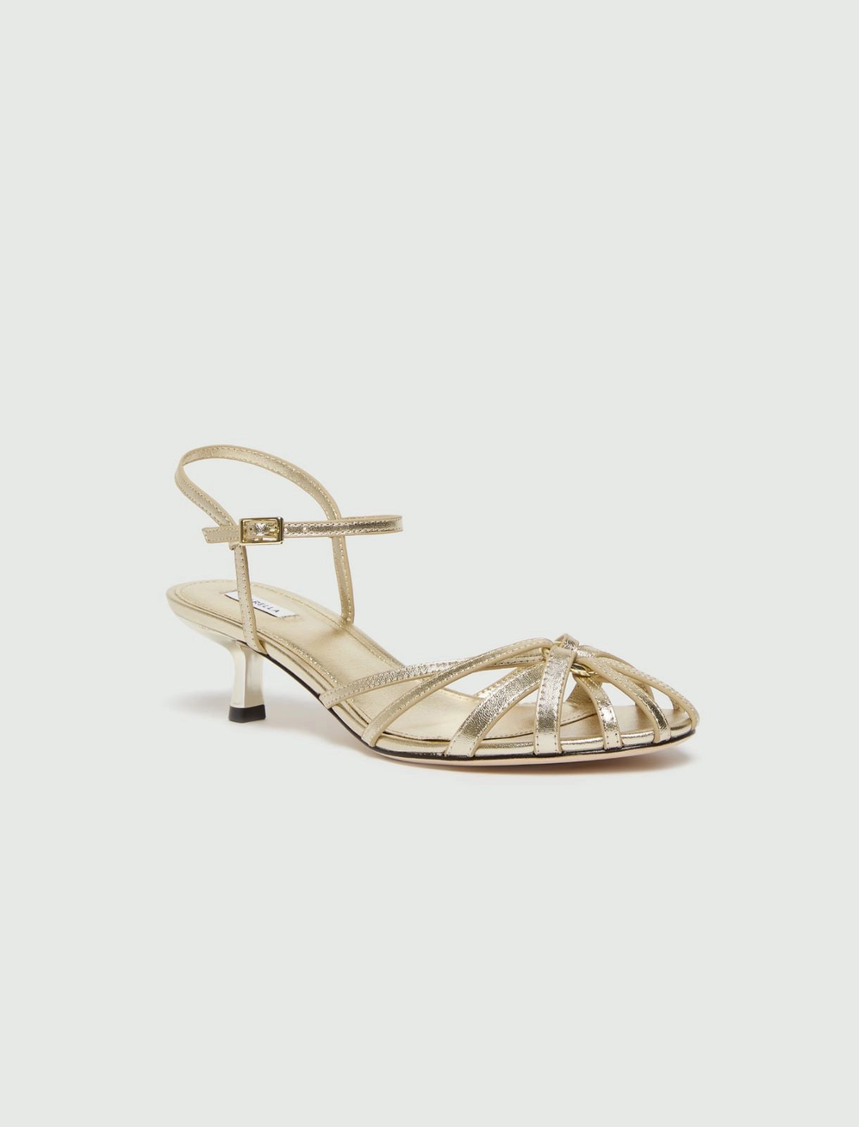 Strappy sandals - LIGHT GOLD - 25 Bell Street