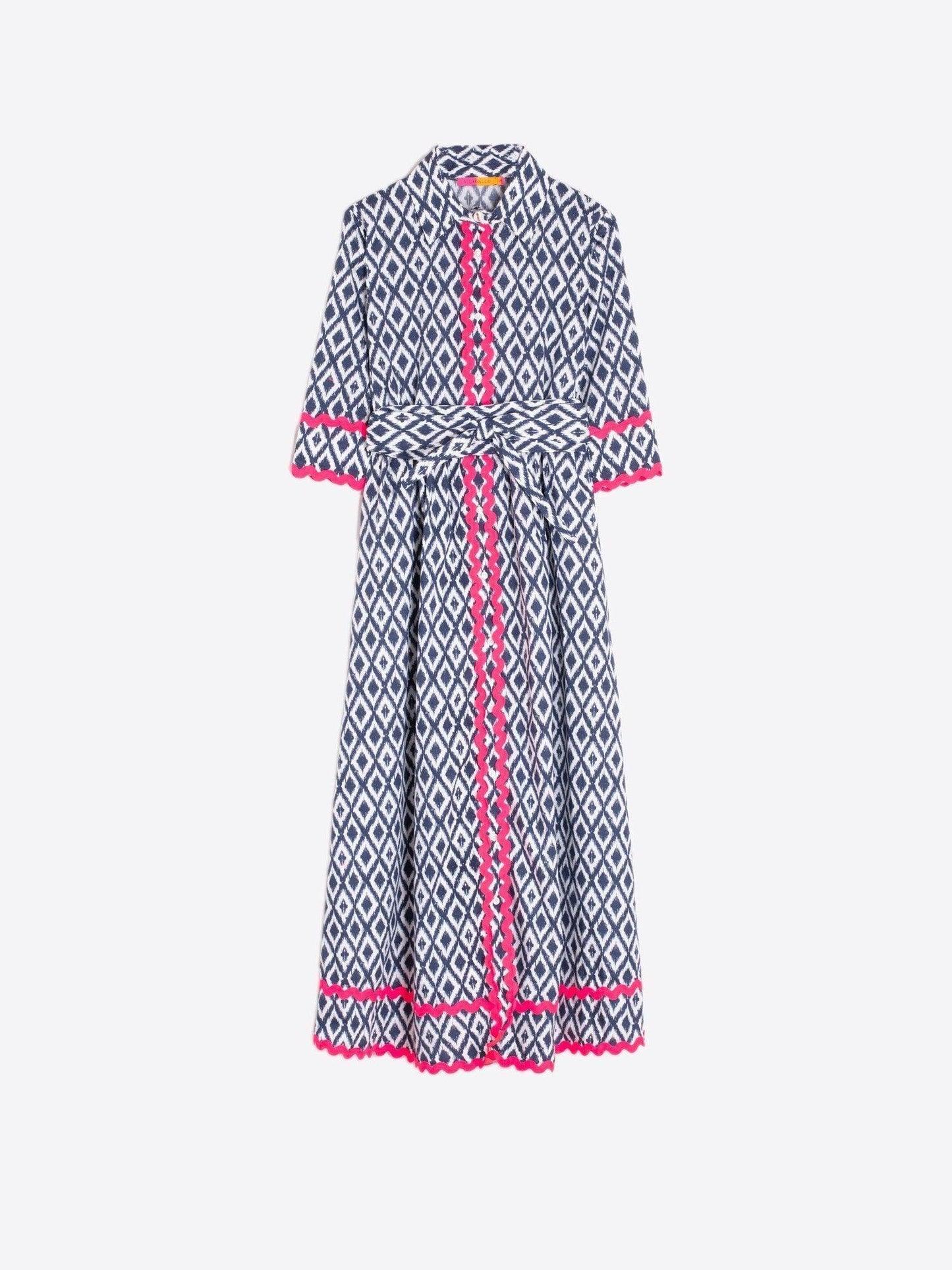 DRESS BRENDA IKAT MARINO - 25 Bell Street