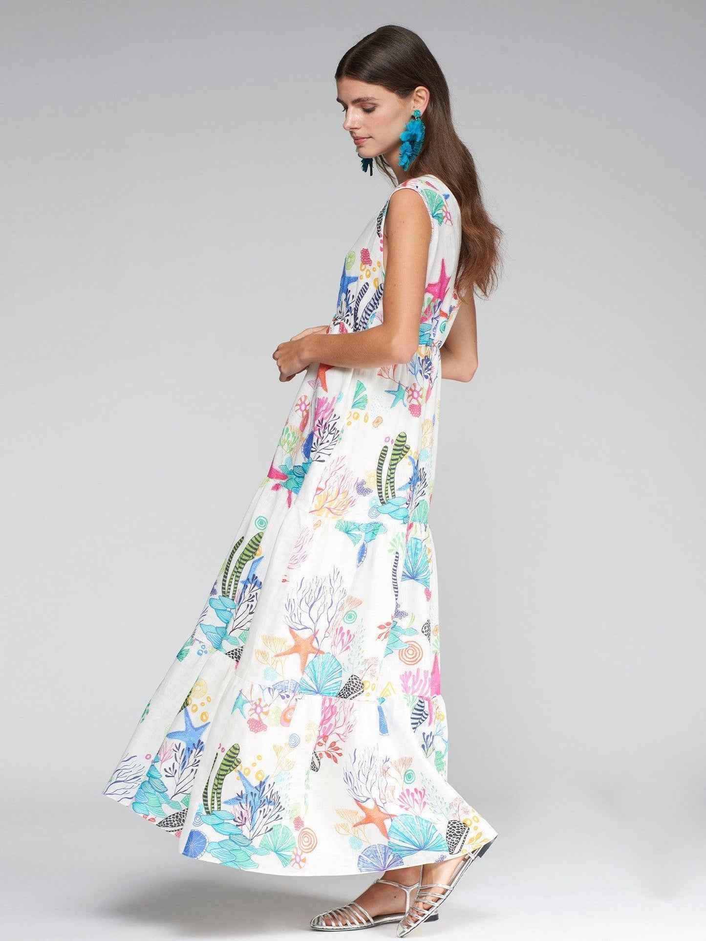 DRESS GADEA MOTIVOS MARINOS LINO - 25 Bell Street