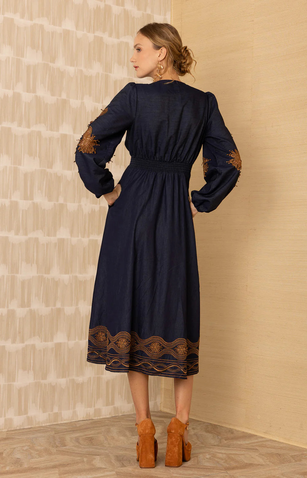 Paulina Embroidered Dress - 25 Bell Street
