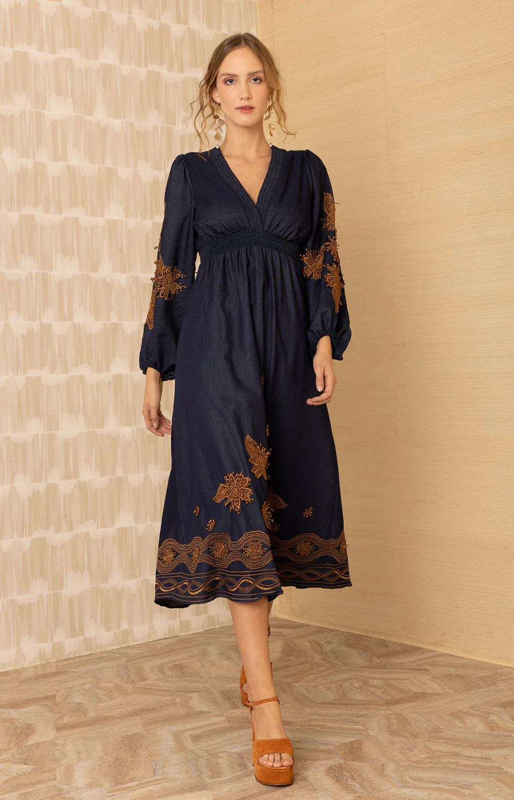 Paulina Embroidered Dress - 25 Bell Street