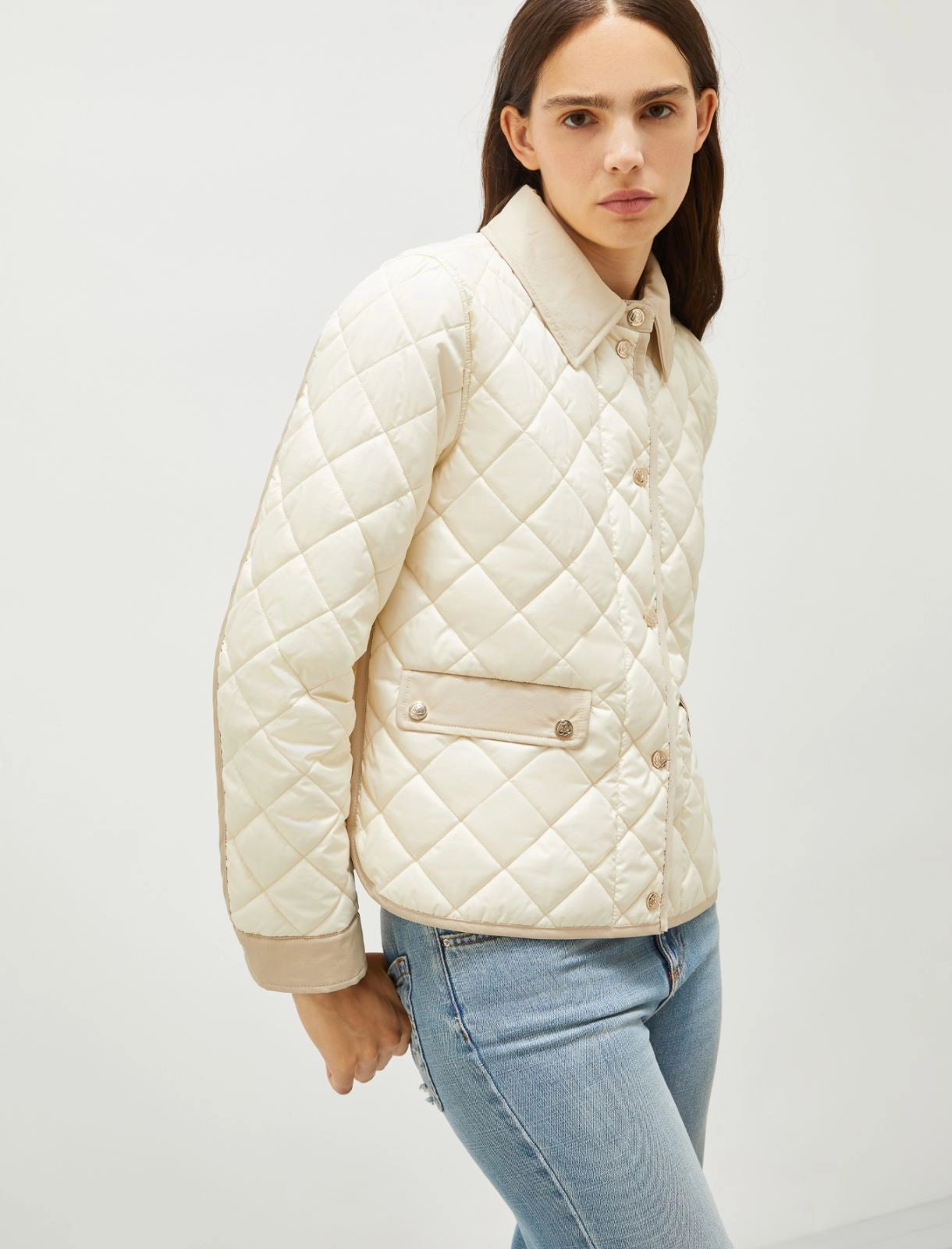 Marella Padded Jacket - Cream - 25 Bell Street