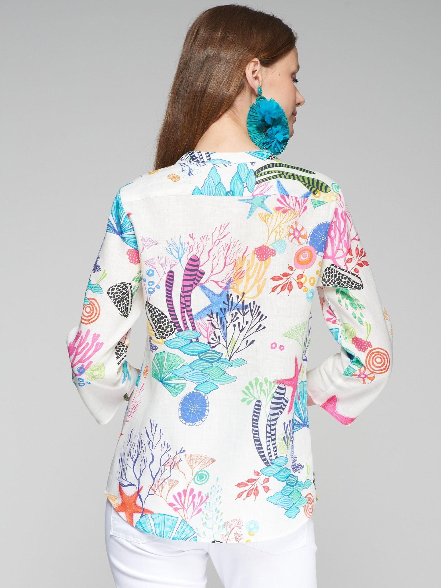SHIRT JULIET MOTIVOS MARINO LINO - 25 Bell Street