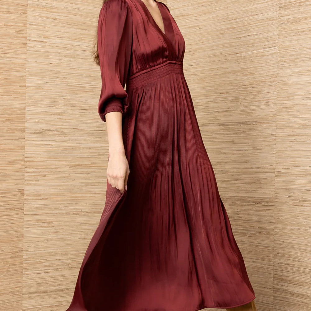 Adriel Solid Maxi Dress