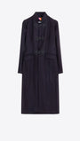 BLACK WOOL TOGGLE COAT