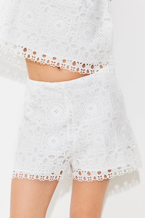 Beny Guipure Shorts - 25 Bell Street