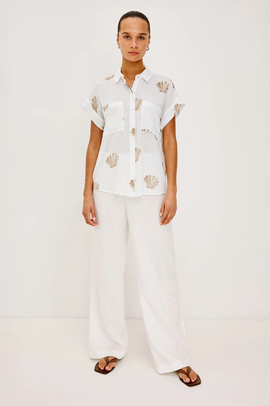 Cito Shirt - Taupe Seashells - 25 Bell Street