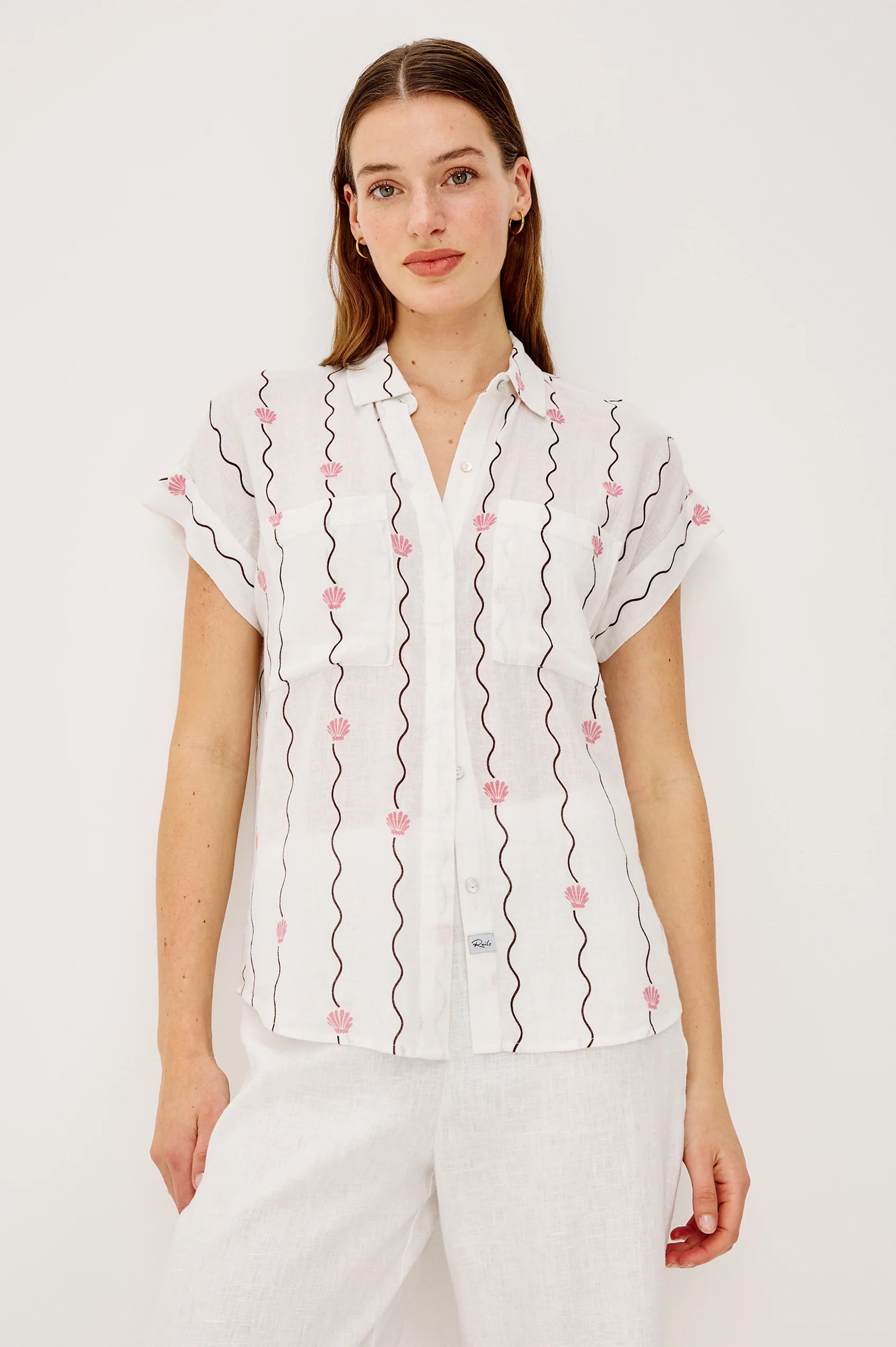 Cito shirt Striped Seashells - 25 Bell Street