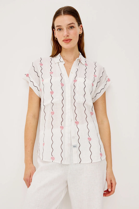 Cito shirt Striped Seashells - 25 Bell Street
