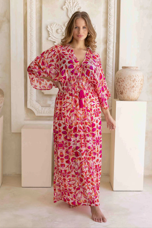 FLORAL FUSION CAPRI KIMONO - 25 Bell Street