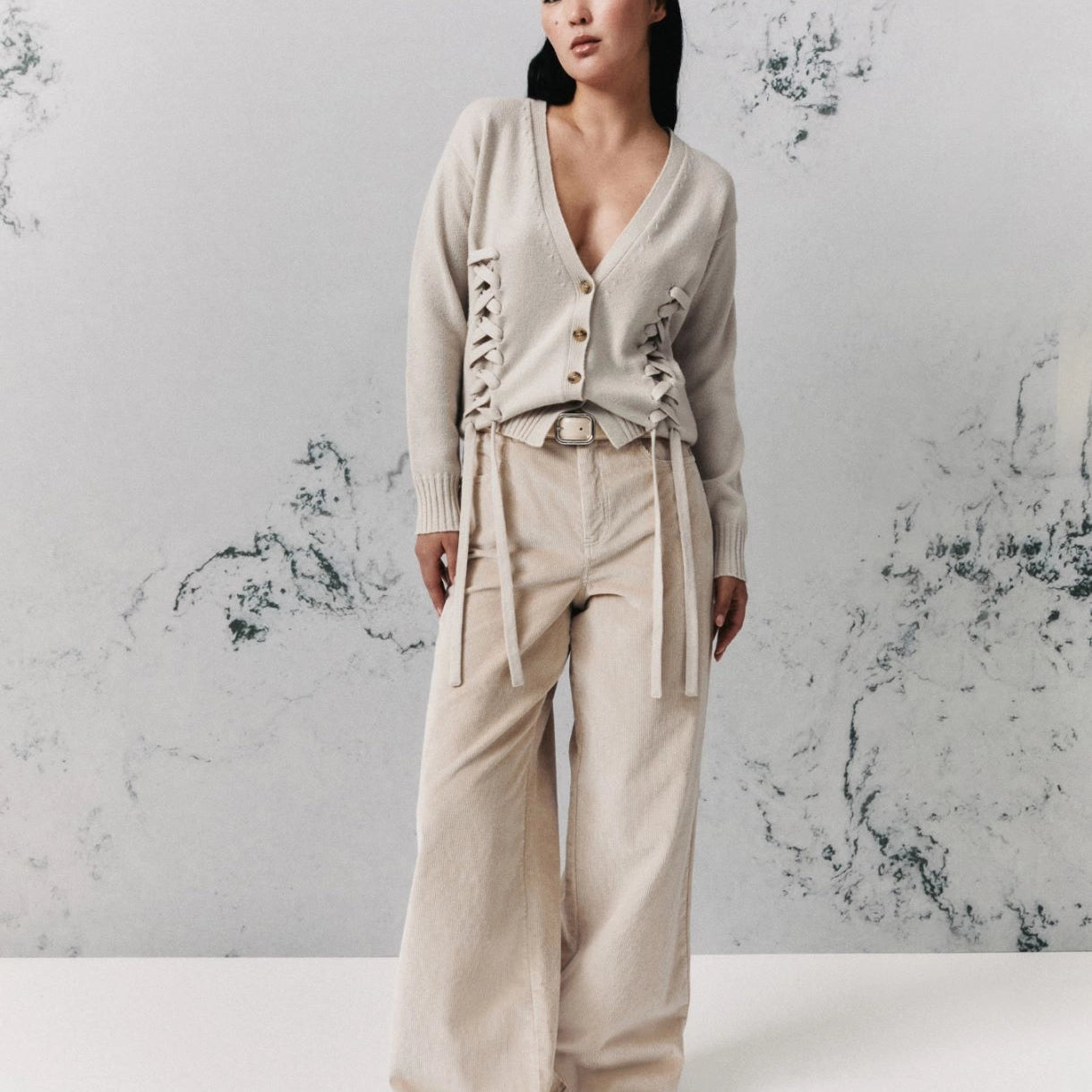 Vicini Cardigan - Turtledove