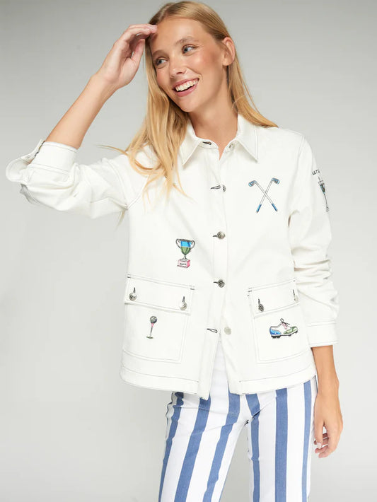 GOLF EMBROIDERED JACKET - 25 Bell Street