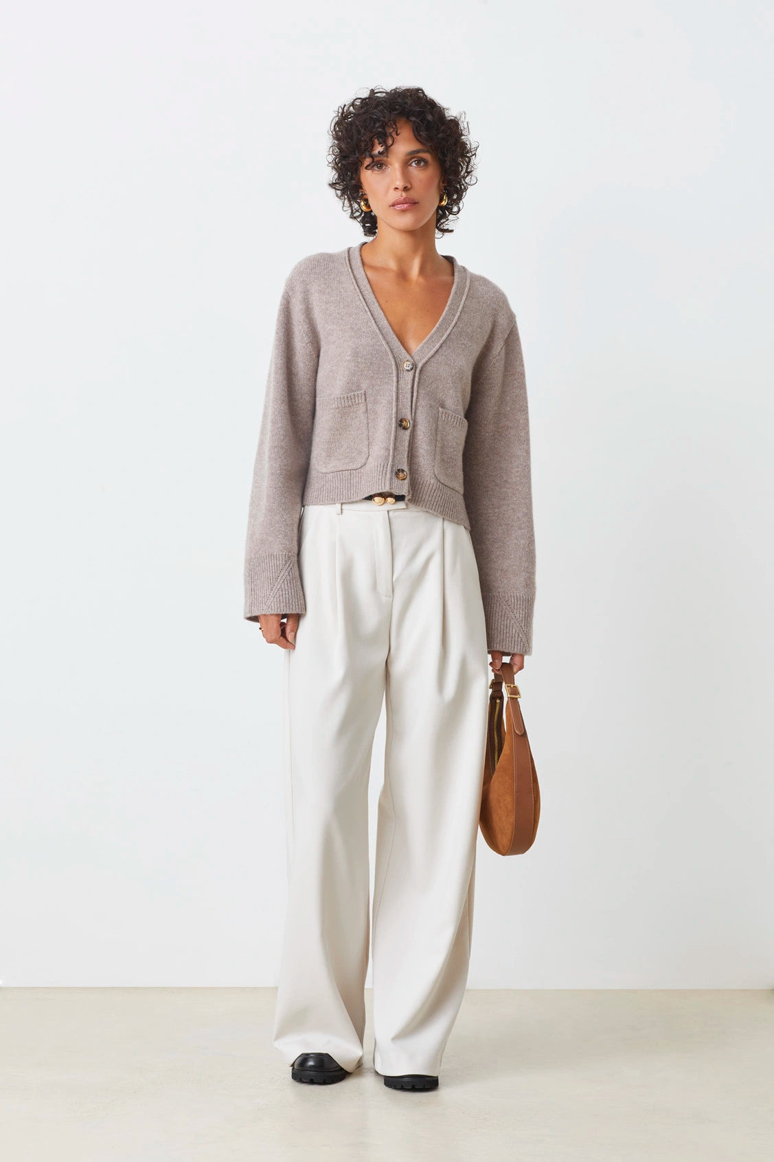 Galiega Wool cardigan with buttons
