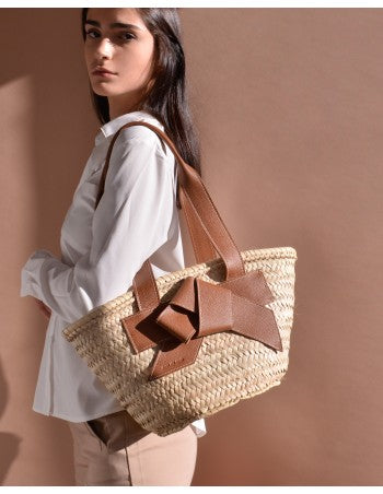 VALERIA straw bag | brown - 25 Bell Street