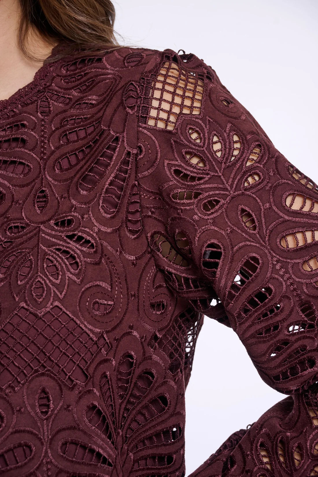 Jalke Blouse - Chocolate Bean