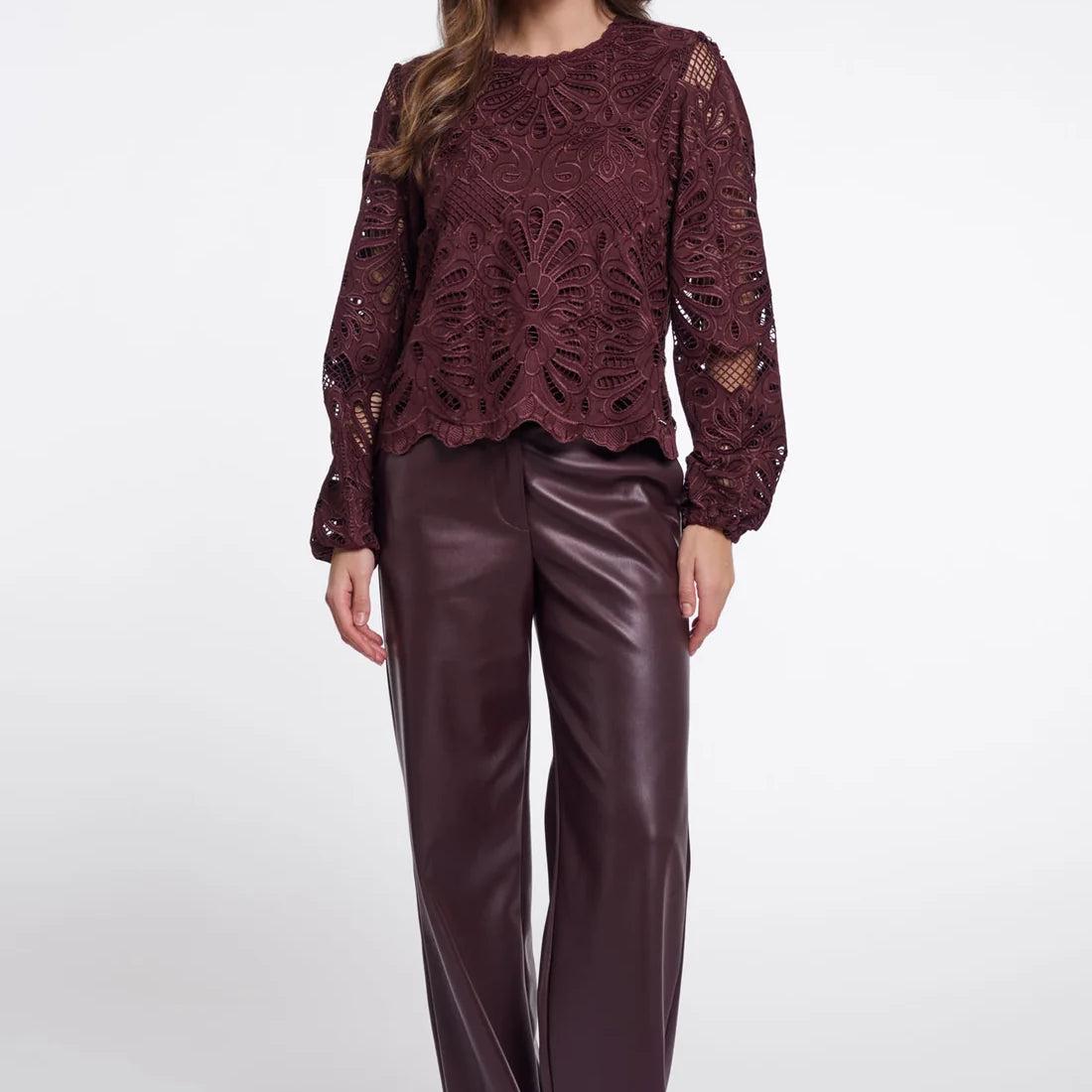 Jalke Blouse - Chocolate Bean