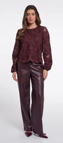 Jalke Blouse - Chocolate Bean