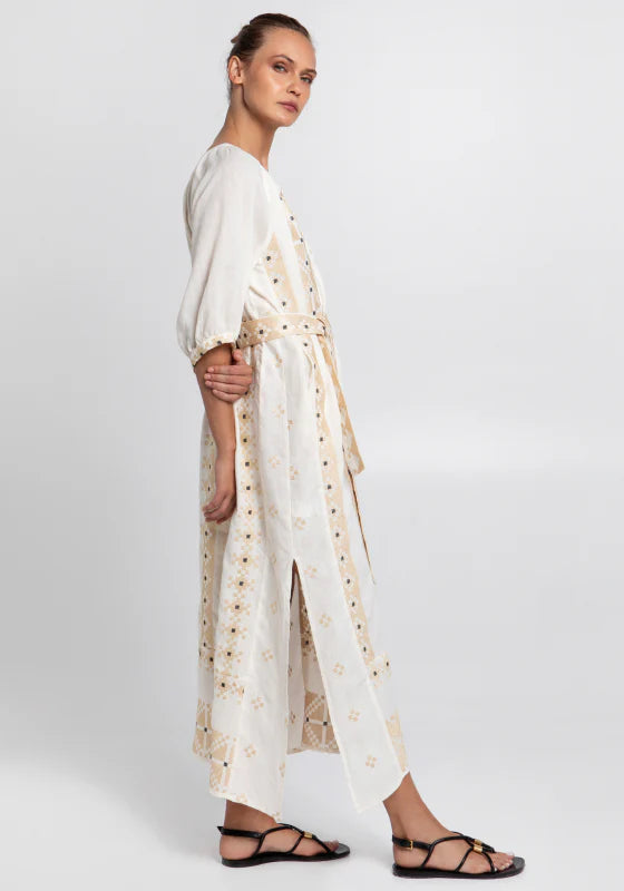 Pixel Belted Midi Kaftan - 25 Bell Street