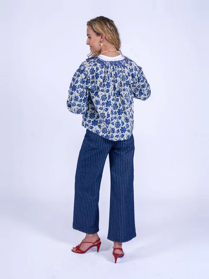 'MUSE' REVERSIBLE JACKET, INDIGO