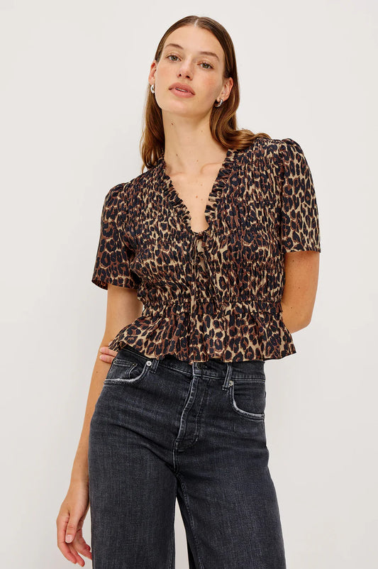 Portia top Brown Nala - 25 Bell Street