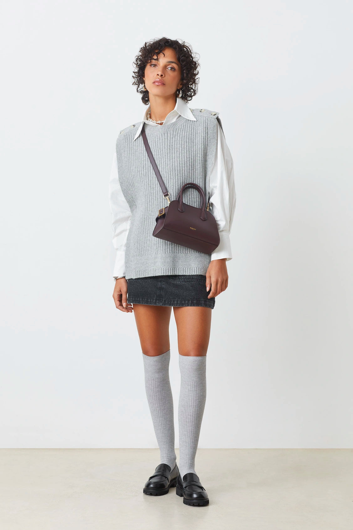 Pacome Sleeveless ribbed knit jumper