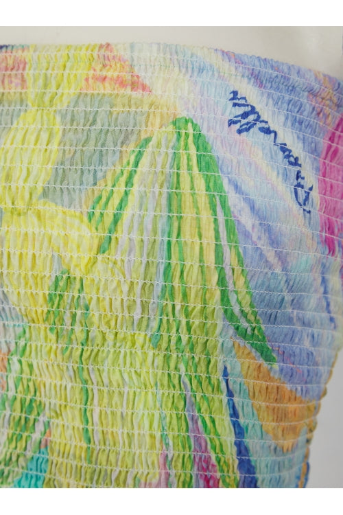 Boobie Yucca Print Crop Top - 25 Bell Street