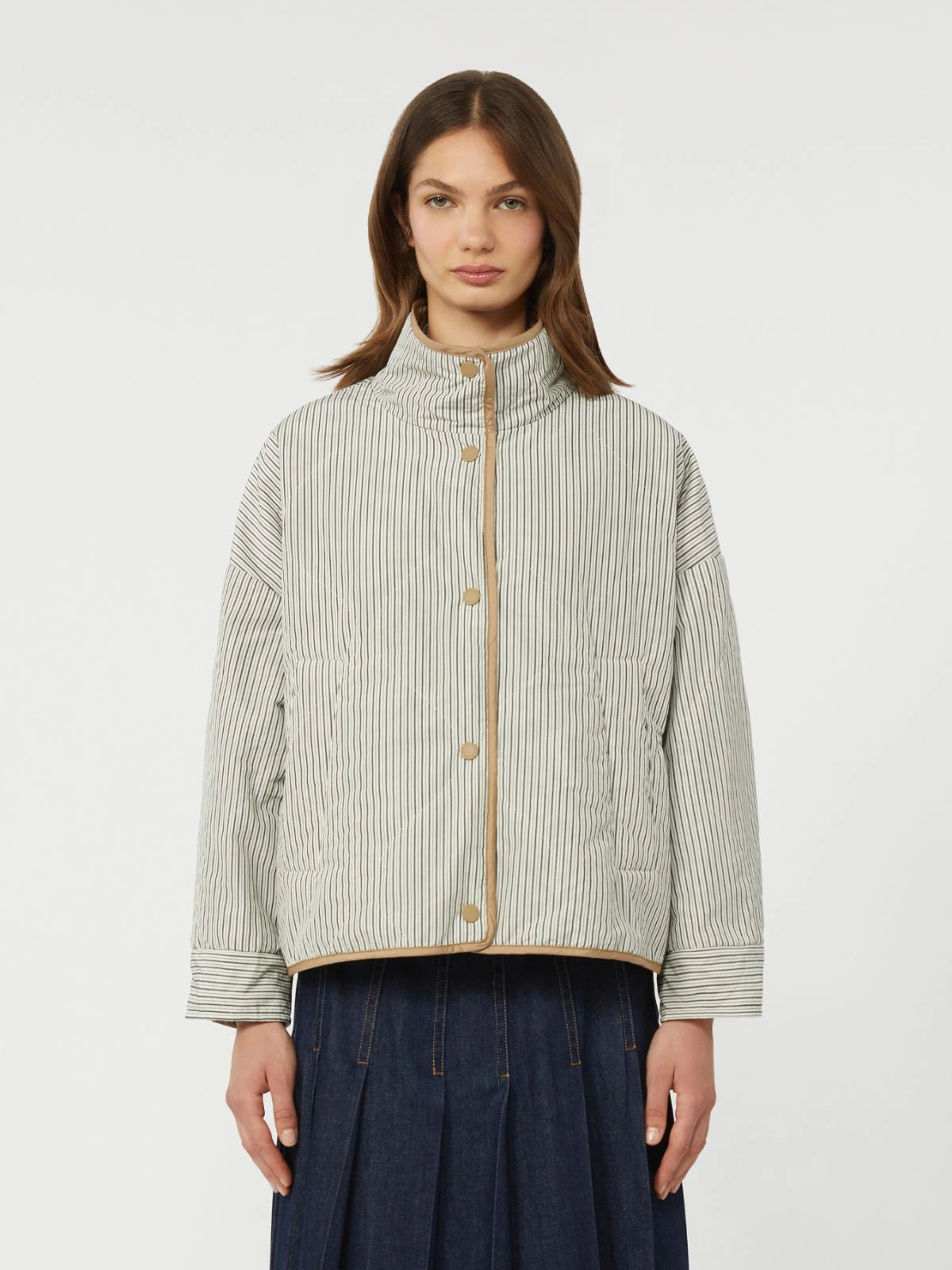 Smalto Reversible padded jacket in water-repellent canvas - 25 Bell Street