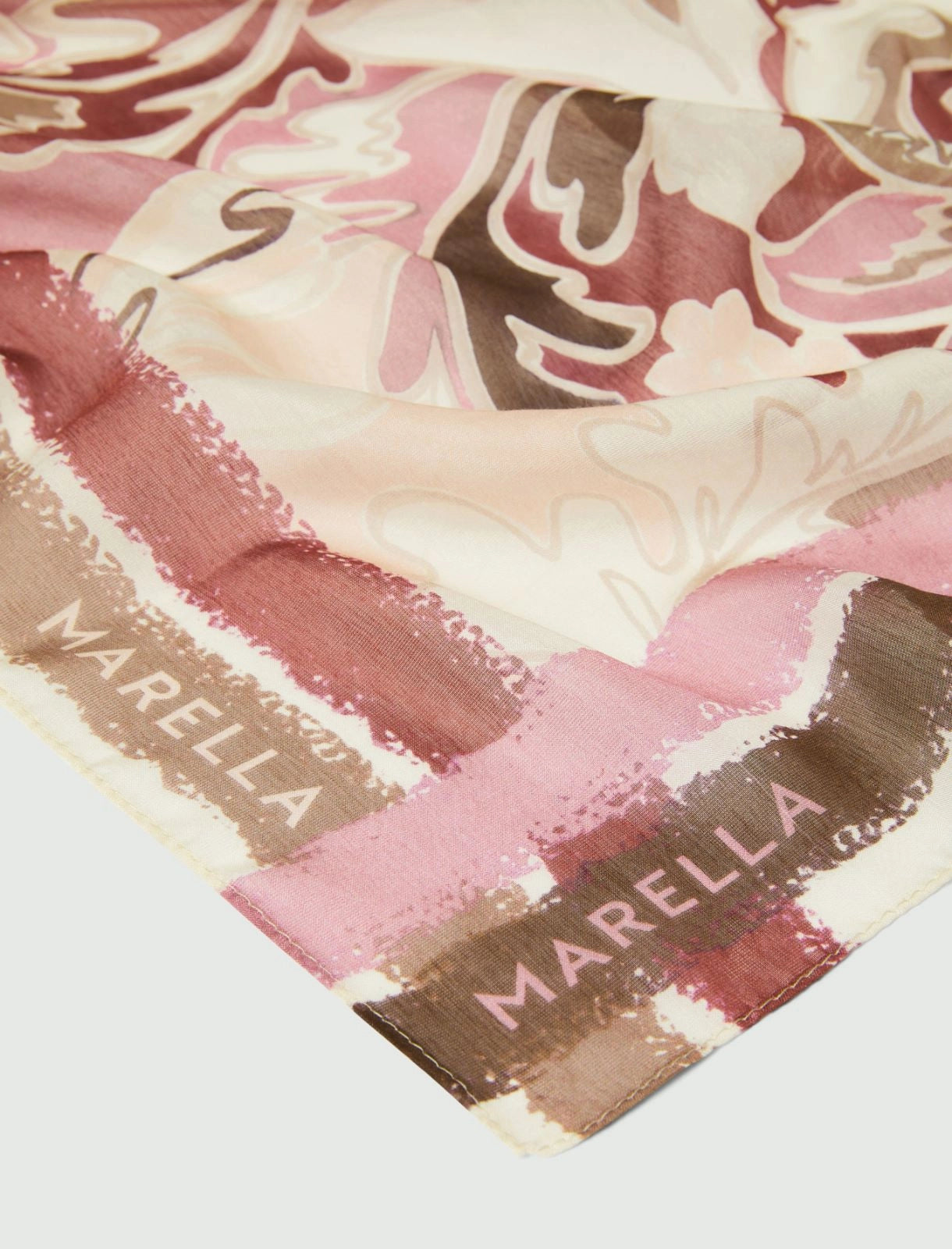 Silk-blend shawl - TERRA COTTA - 25 Bell Street