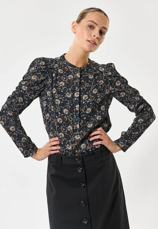Visti EV - Blouse - Takashi DK Navy - 25 Bell Street