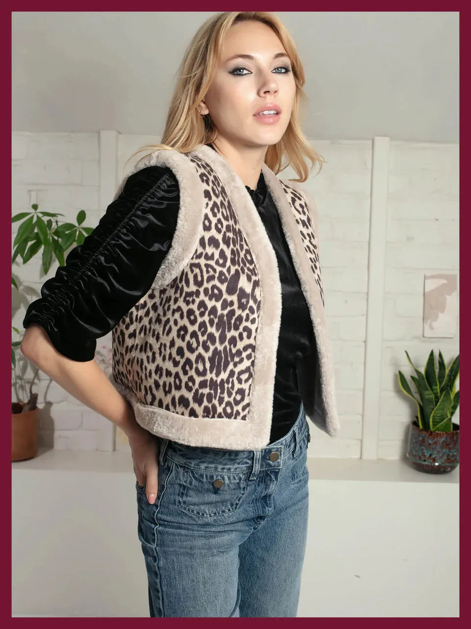 Arnica Leopard Gilet