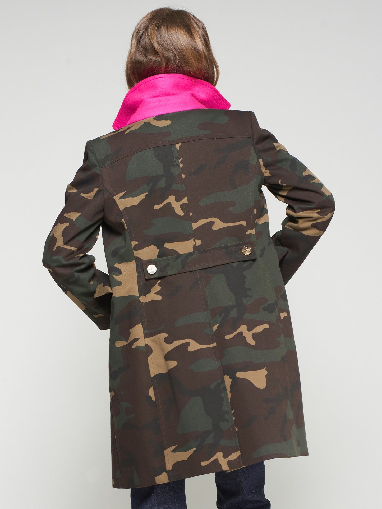 CAMOUFLAGE TRENCH COAT - 25 Bell Street