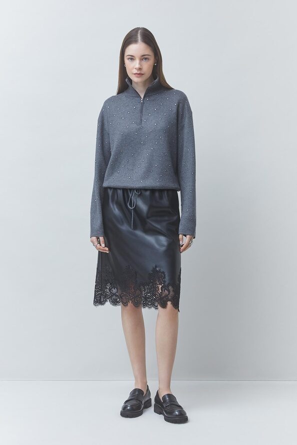Pristo Glitter Sweater - Carbone