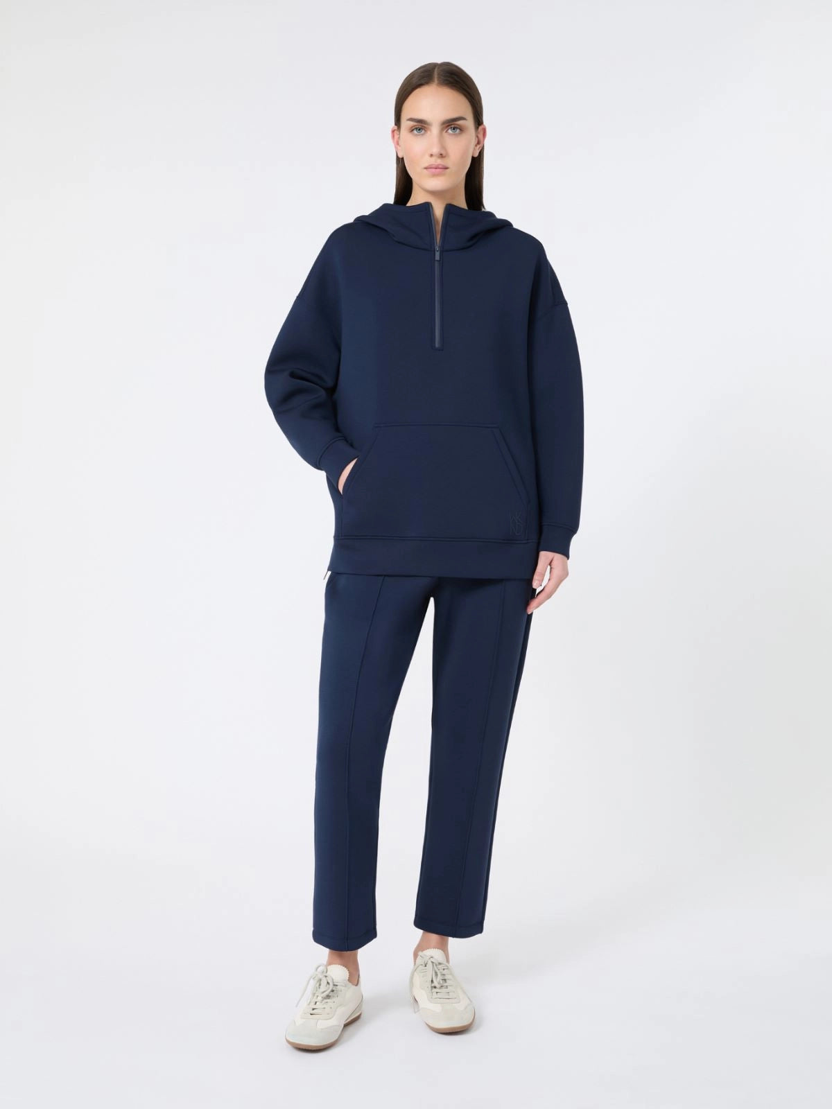 Utopia Scuba jersey trousers - NAVY - 25 Bell Street