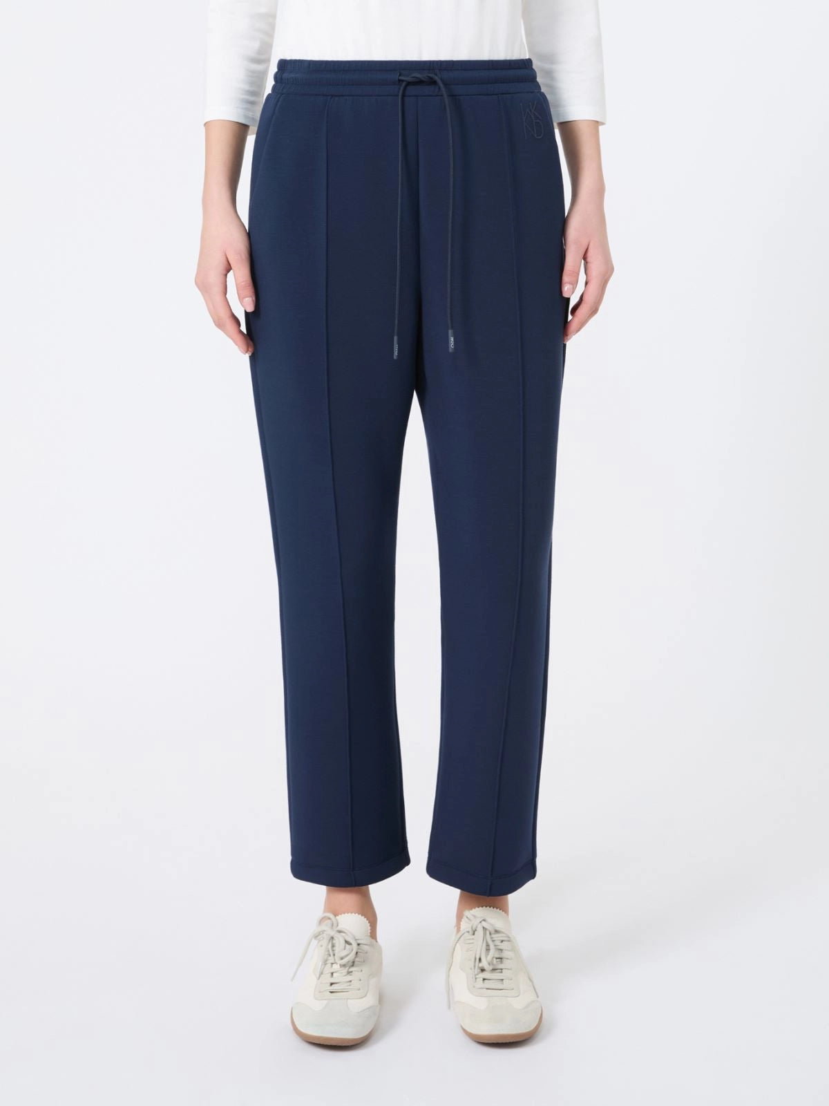 Utopia Scuba jersey trousers - NAVY - 25 Bell Street