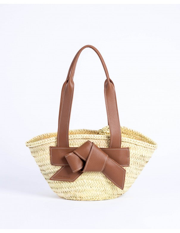 VALERIA straw bag | brown - 25 Bell Street